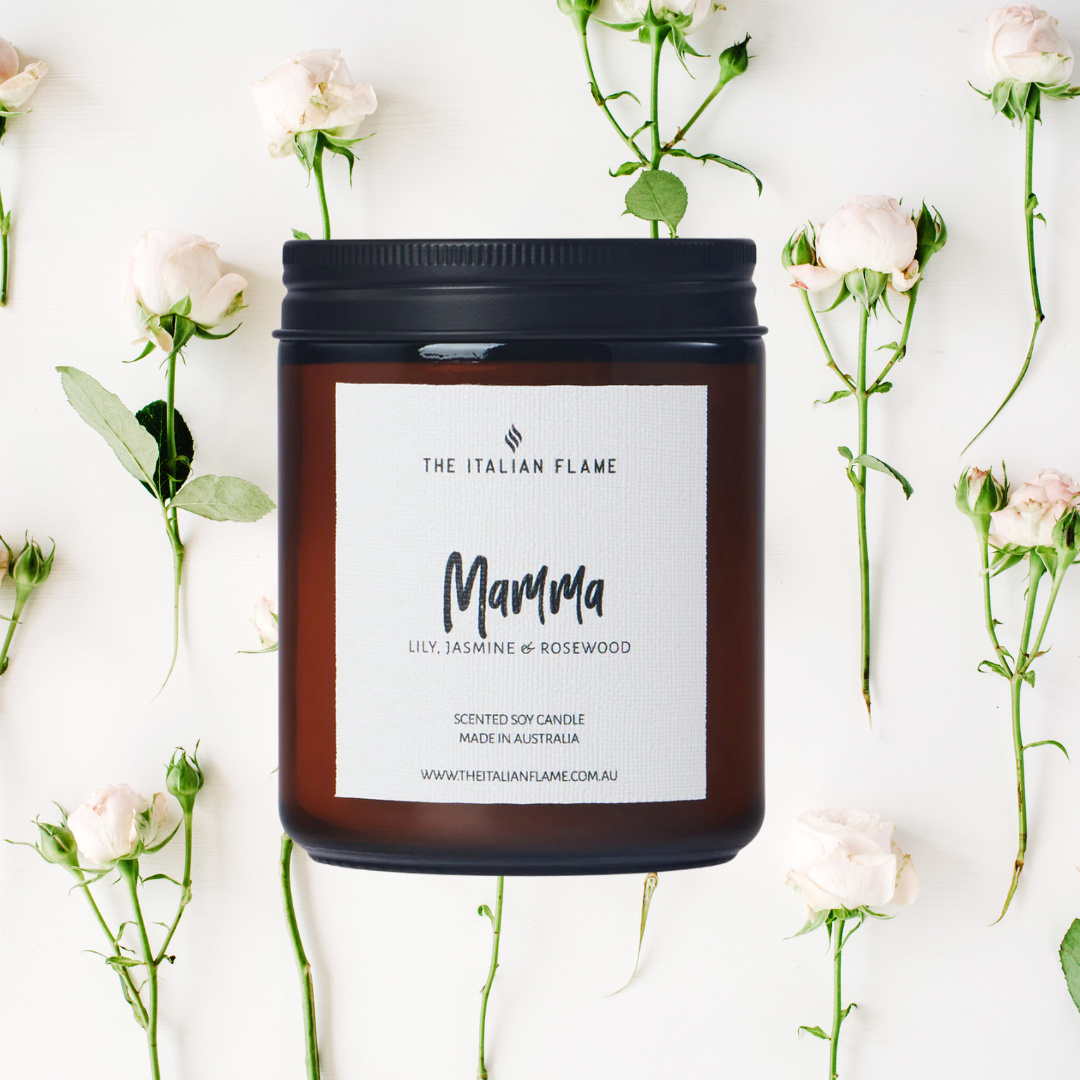 MAMMA - Lily, Jasmine & Rosewood Scented Candle