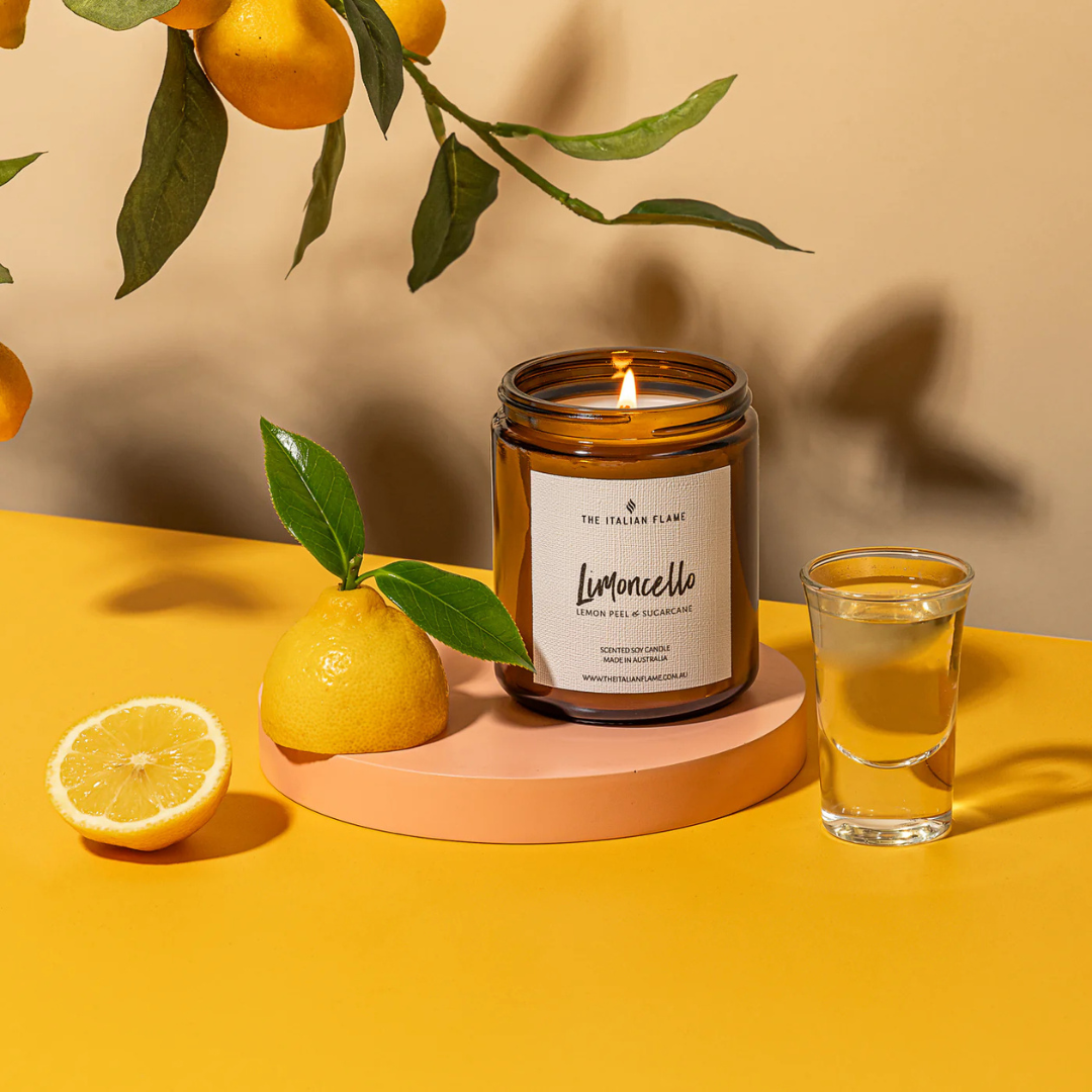 LIMONCELLO - Lemon Peel & Sugarcane Scented Candle