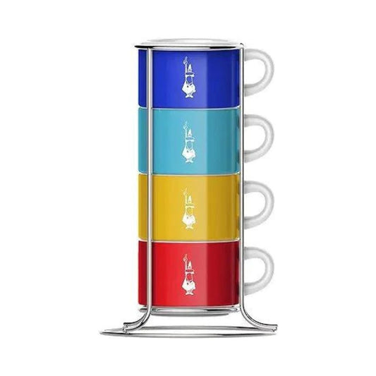Bialetti 4 cups colour stackable - SALA Caffe Co