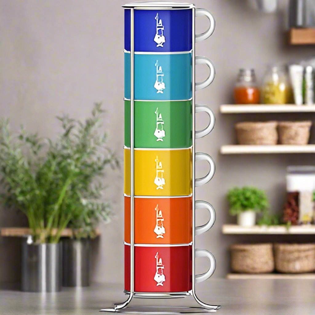 Bialetti 6 cups colour stackable - SALA Caffe Co