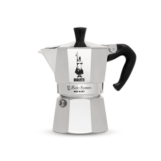 Bialetti MOKA Express Silver 2 Cup- MOKA POT - SALA Caffe Co