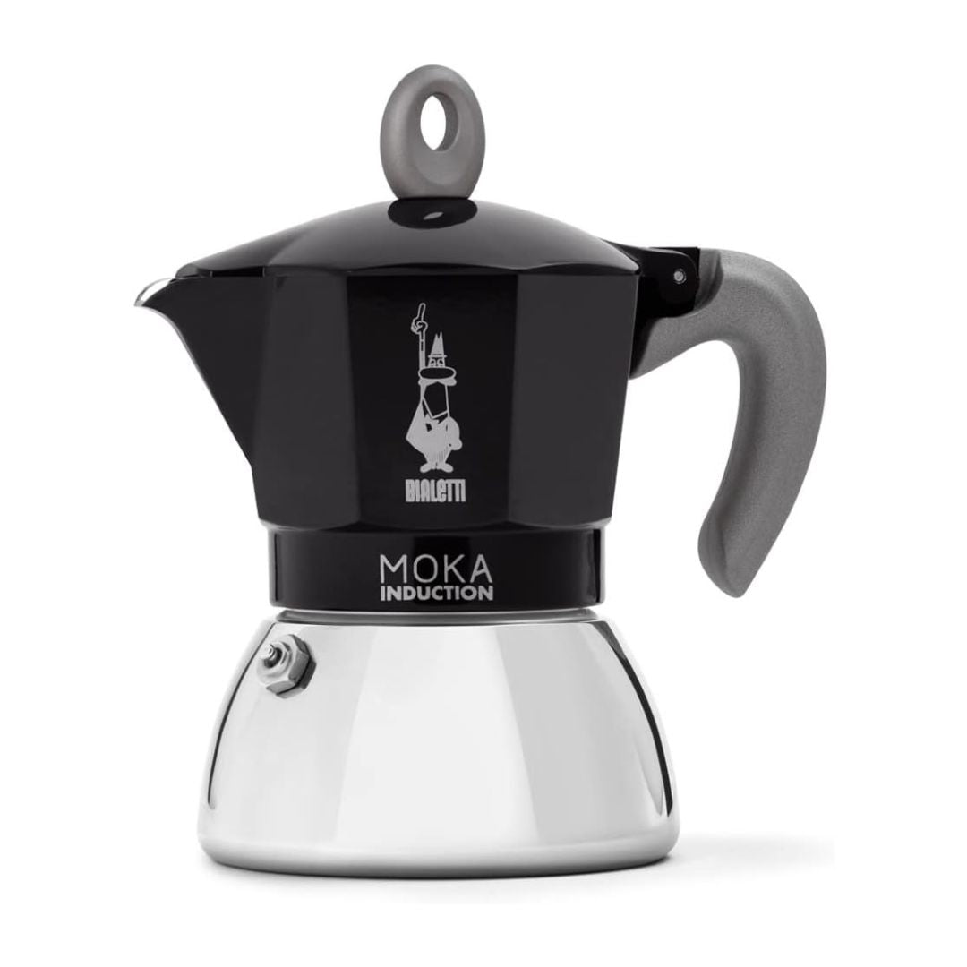 Bialetti Moka Induction Black 4 cups - MOKA POT - SALA Caffe Co