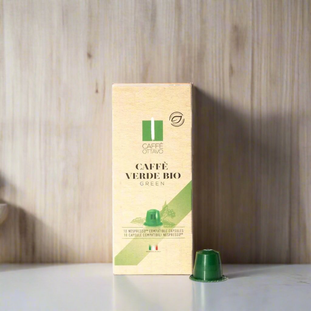 Caffè Ottavo - Coffee Bio Green Capsules 10 per carton - SALA Caffe Co