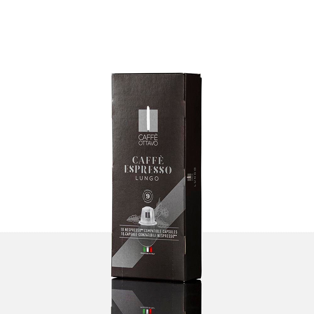 Caffè Ottavo - Coffee Lungo capsules 10 per carton - SALA Caffe Co