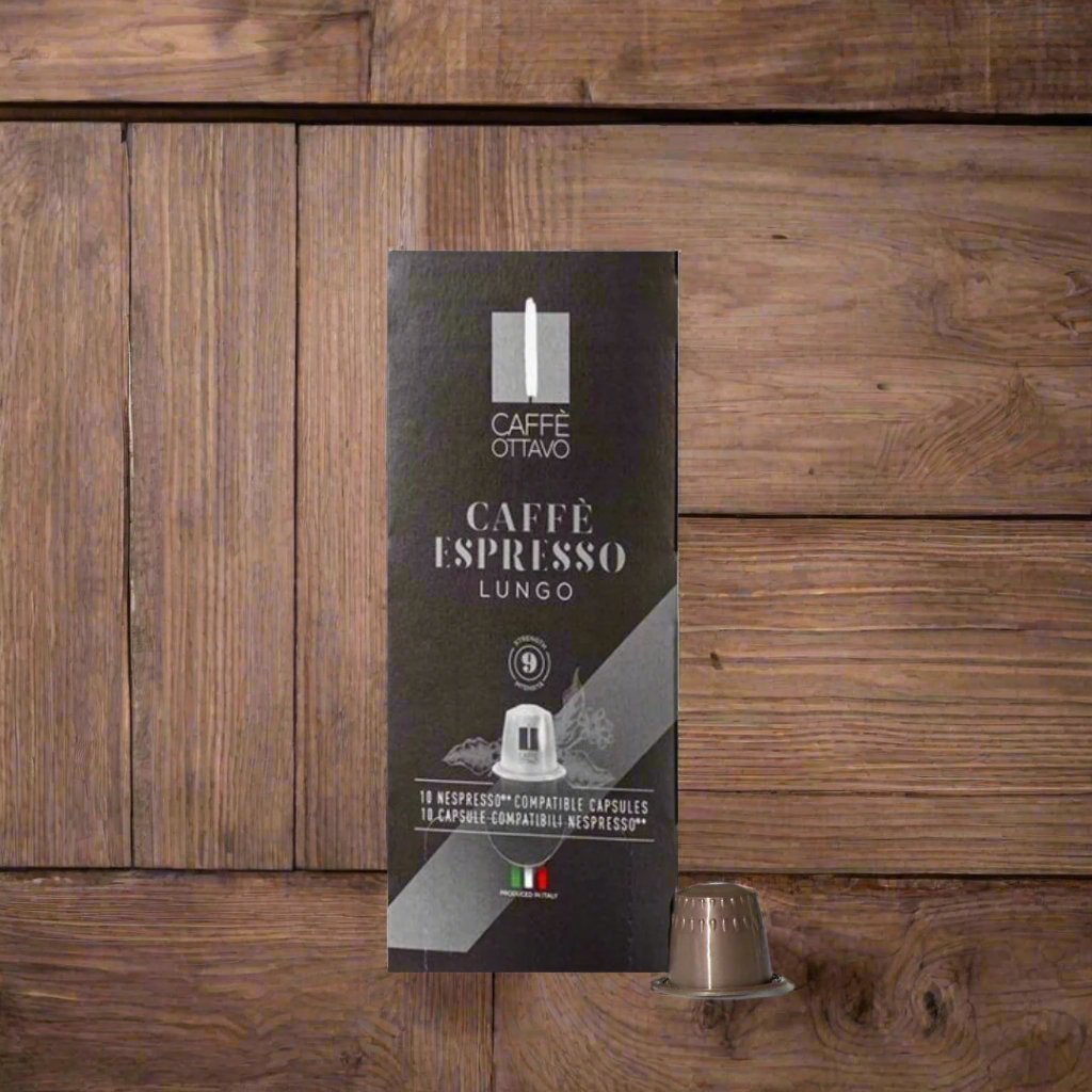 Caffè Ottavo - Coffee Lungo capsules 10 per carton - SALA Caffe Co