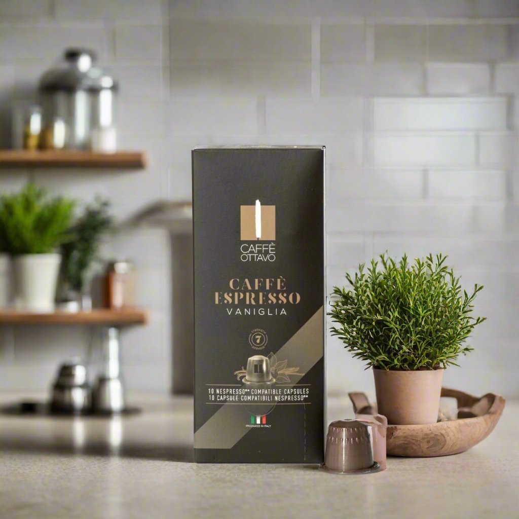 Caffè Ottavo - Coffee VANILLA capsules 10 per carton - SALA Caffe Co