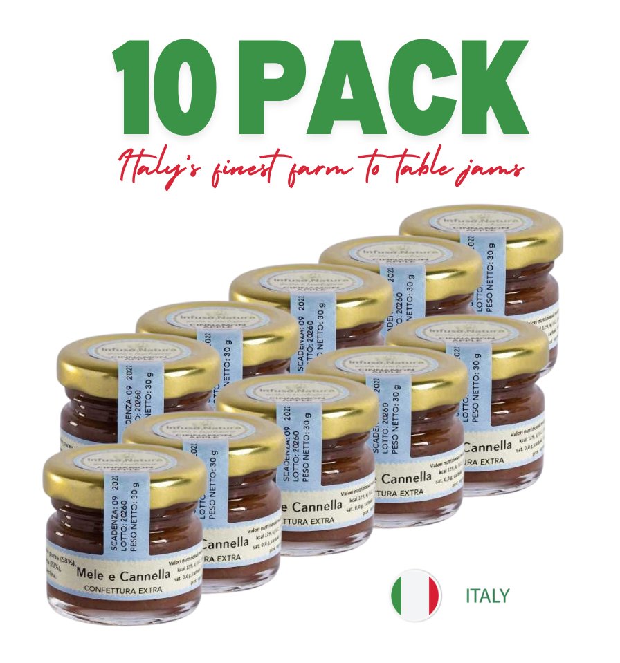 Infuso - [10 Pack] Extra Apple with Cinnamon Jam 30gm - SALA Caffe Co