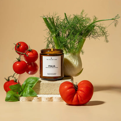 ITALIA - Tomato Leaf, Basil & Fennel Scented Candle - SALA Caffe Co