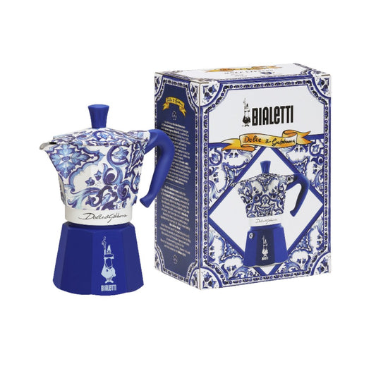 Moka Express 6 Cup Bialetti Dolce&Gabbana | Mediterranean Blue