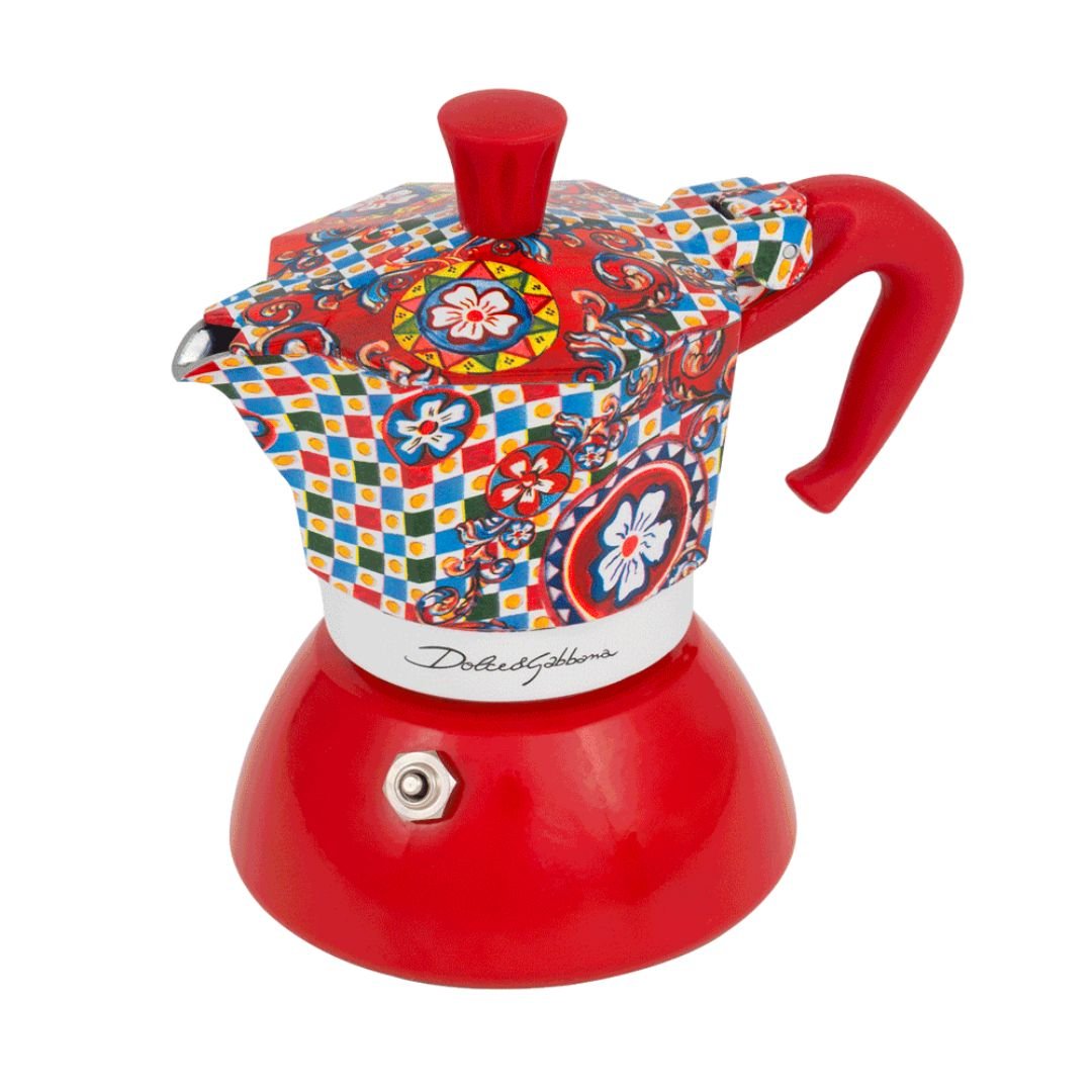 Moka Induction 4 cup Bialetti Dolce&Gabbana | Sicilian Cart - SALA Caffe Co