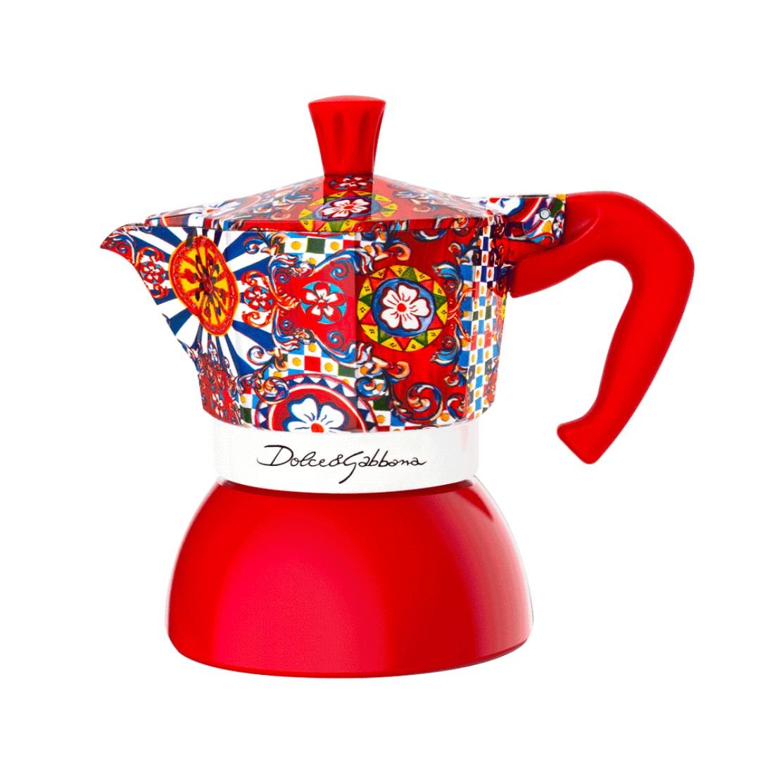 Moka Induction 4 cup Bialetti Dolce&Gabbana | Sicilian Cart - SALA Caffe Co