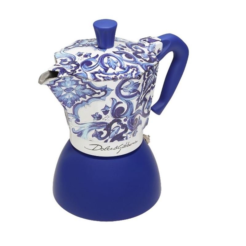 MOKA INDUCTION 6 Cup D&G Blu Med - SALA Caffe Co