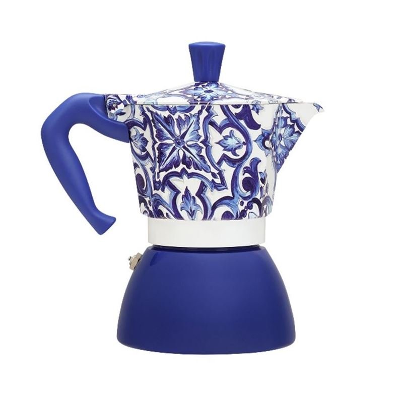 MOKA INDUCTION 6 Cup D&G Blu Med - SALA Caffe Co