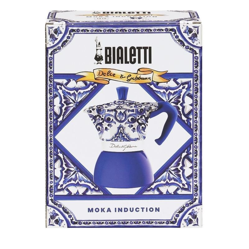 MOKA INDUCTION 6 Cup D&G Blu Med - SALA Caffe Co