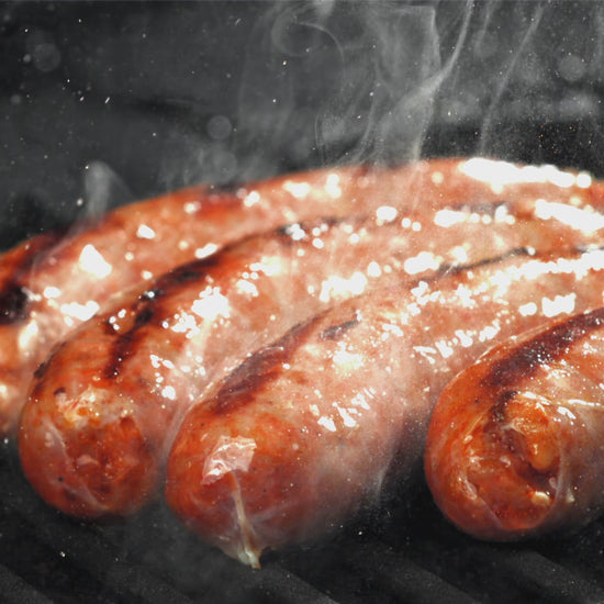 BBQ lamb sausages