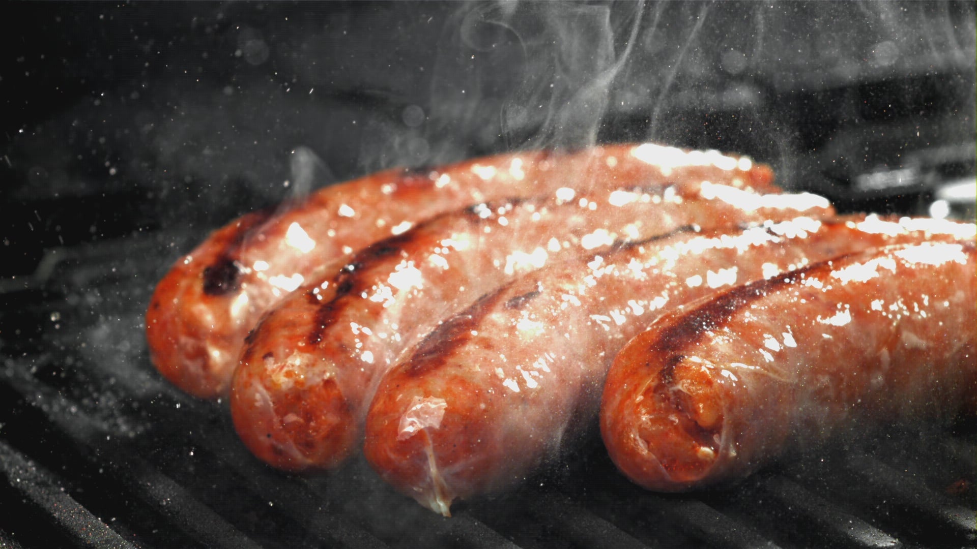 BBQ lamb sausages