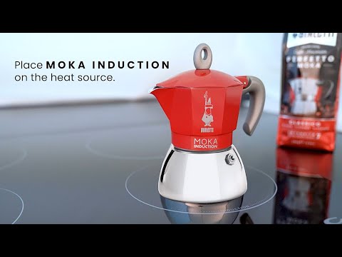 Bialetti Moka Induction Red 4 cups MOKA POT