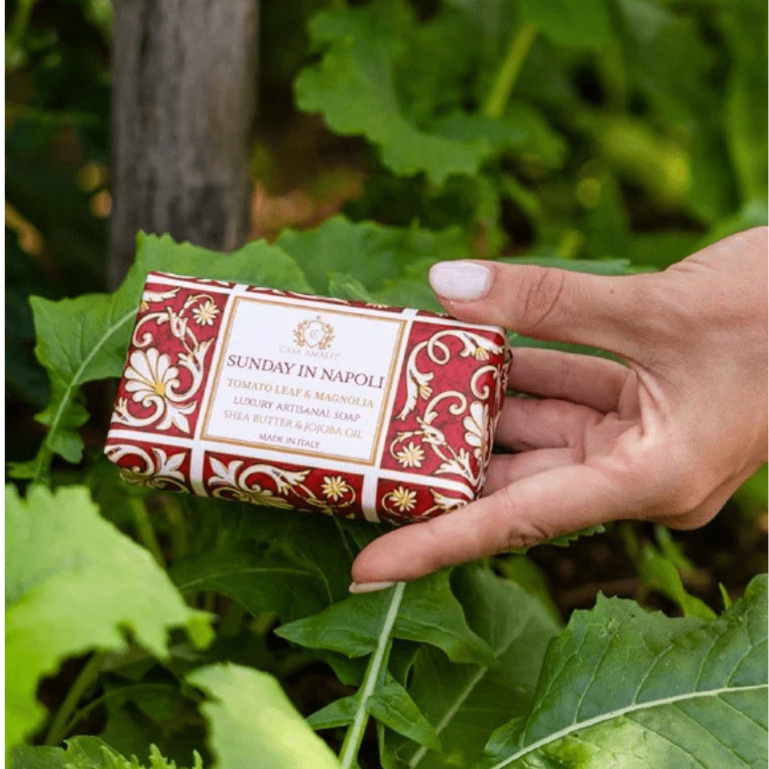 SUNDAY IN NAPOLI BODY SOAP - Tomato Leaf & Magnolia 150g - SALA Caffe Co