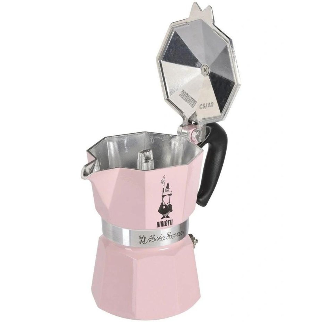 Bialetti Moka Express Candy Pink - 3 cup - MOKA POT – SALA Caffe Co