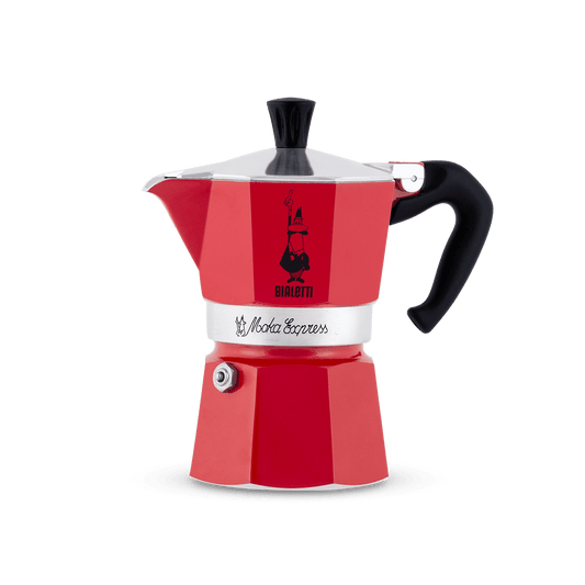 Bialetti MOKA Express Red 3 Cup - SALA Caffe Co