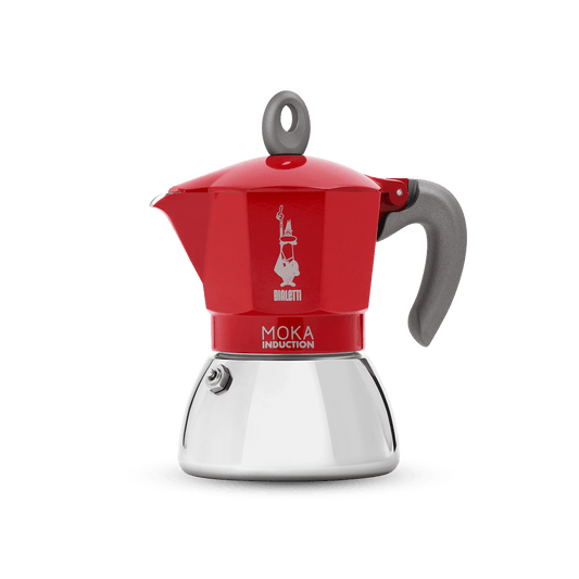 Bialetti Moka Induction Red 4 cups - SALA Caffe Co