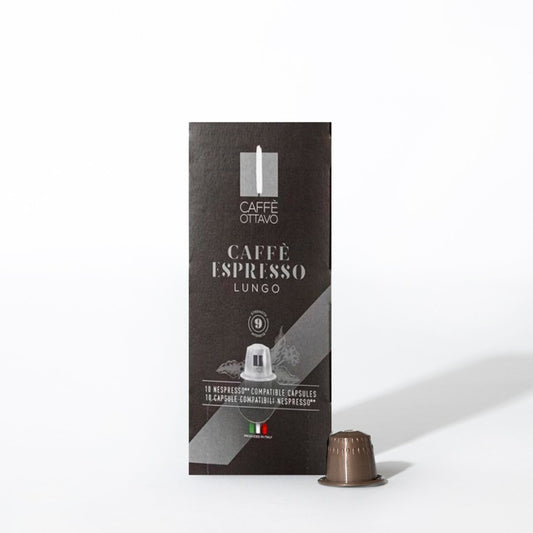 Caffè Ottavo - Coffee Lungo capsules 10 per carton - SALA Caffe Co