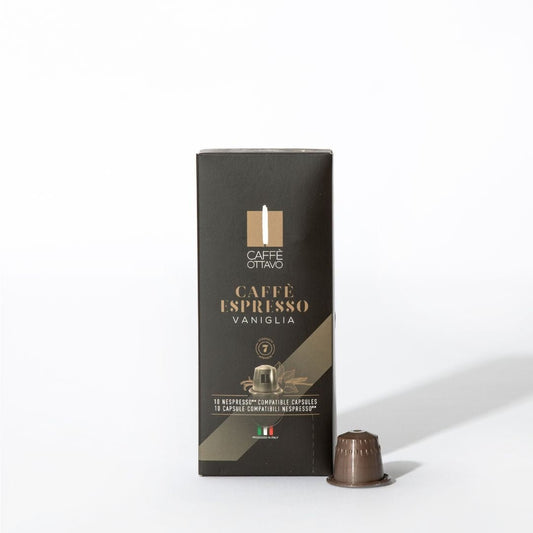 Caffè Ottavo - Coffee VANILLA capsules 10 per carton - SALA Caffe Co
